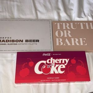 3 morphe eyeshadow palettes bundle
